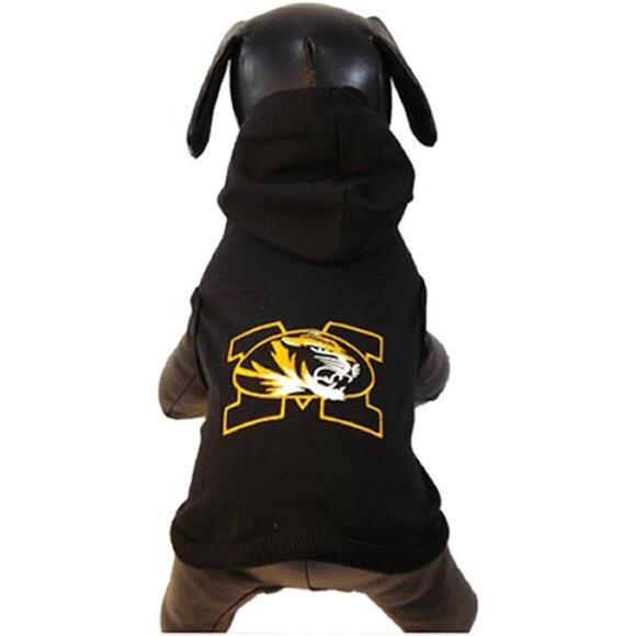 NCAA Missouri Tigers Collegiate Cotton Lycra Hooded Dog Shirt - Picture 3 of 3